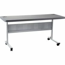 National Public Seating NPS® Flip-N-Store Training Table - Charcoal Slate - 60" x 24" 13 National Public Seating NPS® Flip-N-Store Training Table - Charcoal Slate - 60" x 24" -Tables Shop NAA BPFT 2460 20 01