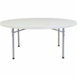 National Public Seating® 71" Round Folding Plastic Table, Gray 17 National Public Seating® 71" Round Folding Plastic Table, Gray -Tables Shop NAA BT71R