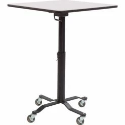 National Public Seating Café Time II Table - 30"W x 30"-42"H - Square - Whiteboard Table Top with MDF Core -Tables Shop NAA CTT SQ wb 01 1