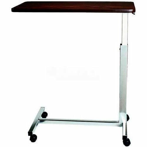 Novum Medical Products NK Medical Economy Overbed Table, No Vanity, Spring Assisted Lift, 15" x 30" Top, Walnut 1 Novum Medical Products NK Medical Economy Overbed Table, No Vanity, Spring Assisted Lift, 15" x 30" Top, Walnut
