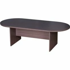 Boss 71"W x 35"L Racetrack Conference Table - Driftwood