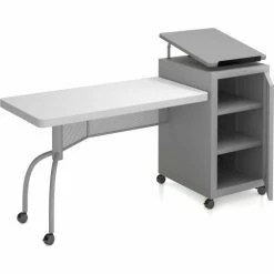 Oklahoma Sound Edupod Lectern/Teacher's Desk Combo 68"L X 24"W