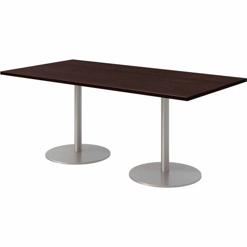 KFI Seating KFI Table & Chair Set, 72"Lx36"W, Espresso Table With Navy Chairs 2 KFI Seating KFI Table & Chair Set, 72"Lx36"W, Espresso Table With Navy Chairs - Image 2