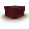Cortech USA Endurance End Table, 23.75"W x 23.75"L, Burgundy/Access Door