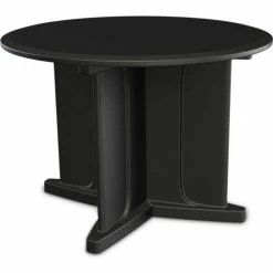 Cortech USA Endurance Table 48" Round Table Top with X Base - Black