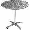 Premier Hospitality Furniture Premier Hospitality 32" Round Stainless Steel Restaurant Table, Chrome