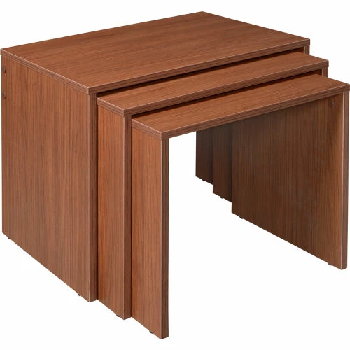 Regency Niche Lux Side Nesting Table, Set of 3, Walnut 1 Regency Niche Lux Side Nesting Table, Set of 3, Walnut