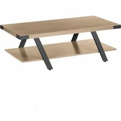 Safco® Mirella Coffee Table, 23-3/4"D x 48"W x 16"H, Sand Dune -Tables Shop SAC MRCFTSDD 1