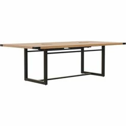 Safco® Mirella Conference Table, Sitting-Height, 8'L, Rectangle, Sand Dune 23 Safco® Mirella Conference Table, Sitting-Height, 8'L, Rectangle, Sand Dune -Tables Shop SAC MRCS8SDD 1