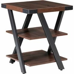 Safco® Mirella End Table, 20"L x 20"W x 25"H, Southern Tobacco -Tables Shop SAC MRETSTO