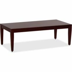 Lorell Solid Wood Coffee Table - Mahogany Finish