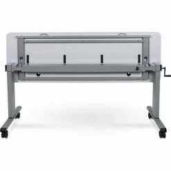 Luxor Adjustable Height Flip Top Table w/ Crank Handle - 72" - Gray -Tables Shop STAND NESTC 72 04
