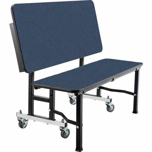 National Public Seating NPS® 48" Mobile ToGo Bench Unit - MDF with ProtectEdge - Navy 1 National Public Seating NPS® 48" Mobile ToGo Bench Unit - MDF with ProtectEdge - Navy