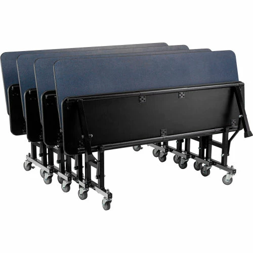 National Public Seating NPS® ToGo Booth Set - MDF Core, Includes (1) 60"x24" Gray Table and (2) 60" Navy Benches 10 National Public Seating NPS® ToGo Booth Set - MDF Core, Includes (1) 60"x24" Gray Table and (2) 60" Navy Benches - Image 10