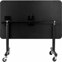 National Public Seating NPS® 60"x30" Mobile Rectangular ToGo Table - MDF Top - Black Frame - Gray 11 National Public Seating NPS® 60"x30" Mobile Rectangular ToGo Table - MDF Top - Black Frame - Gray -Tables Shop TGT2448PBTMGY 04 3