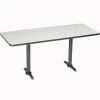 Interion By Global Industrial Interion® Counter Height Restaurant Table, 60"L x 30"W, Gray