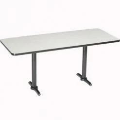 Interion By Global Industrial Interion® Counter Height Restaurant Table, 60"L x 30"W, Gray