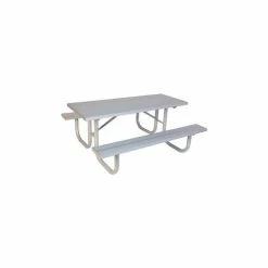 UltraPlay 6' Extra Heavy Duty Picnic Table, Aluminium