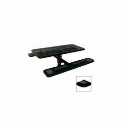 UltraPlay 6' Single Pedestal Picnic Table, ADA Compliant, Perforated Metal, In Ground Mount, Black