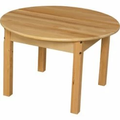 Wood Designs™ 30" Round Table with 18" Legs