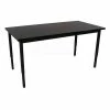 Wisconsin Bench Mfg. Wisconsin Bench 24" x 60" Lobo Science Table - Phenolic Top - Adjustable Height - Black