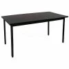 Wisconsin Bench Mfg. Wisconsin Bench 30" x 60" Heavy-Duty Lobo Science Table - Phenolic Top - Black