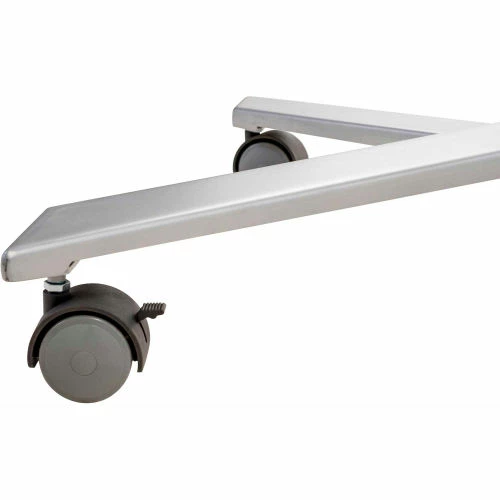 National Public Seating NPS® Adjustable Height 36"W Square Restaurant Table, Charcoal 3 National Public Seating NPS® Adjustable Height 36"W Square Restaurant Table, Charcoal - Image 3