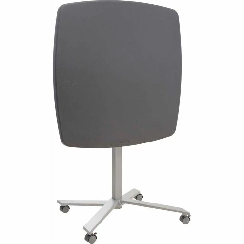 National Public Seating NPS® Adjustable Height 36"W Square Restaurant Table, Charcoal 2 National Public Seating NPS® Adjustable Height 36"W Square Restaurant Table, Charcoal - Image 2